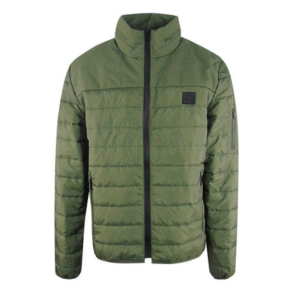 Green - Front - Ice Iceberg Mens Plain Padded Jacket