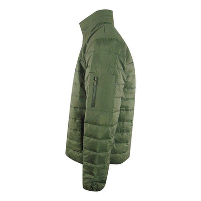 Green - Side - Ice Iceberg Mens Plain Padded Jacket