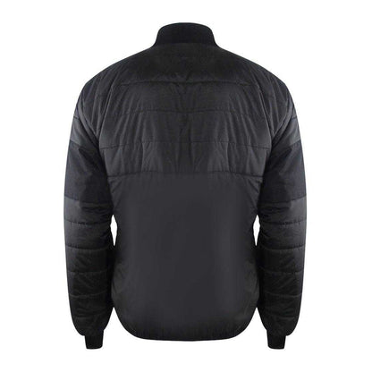 Black - Back - Ice Iceberg Mens Padded Bomber Jacket