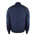 Navy Blue - Back - Ice Iceberg Mens Padded Bomber Jacket