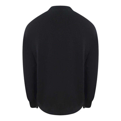 Black - Back - Ice Iceberg Unisex Adult Triangle Logo Crew Neck Sweatshirt