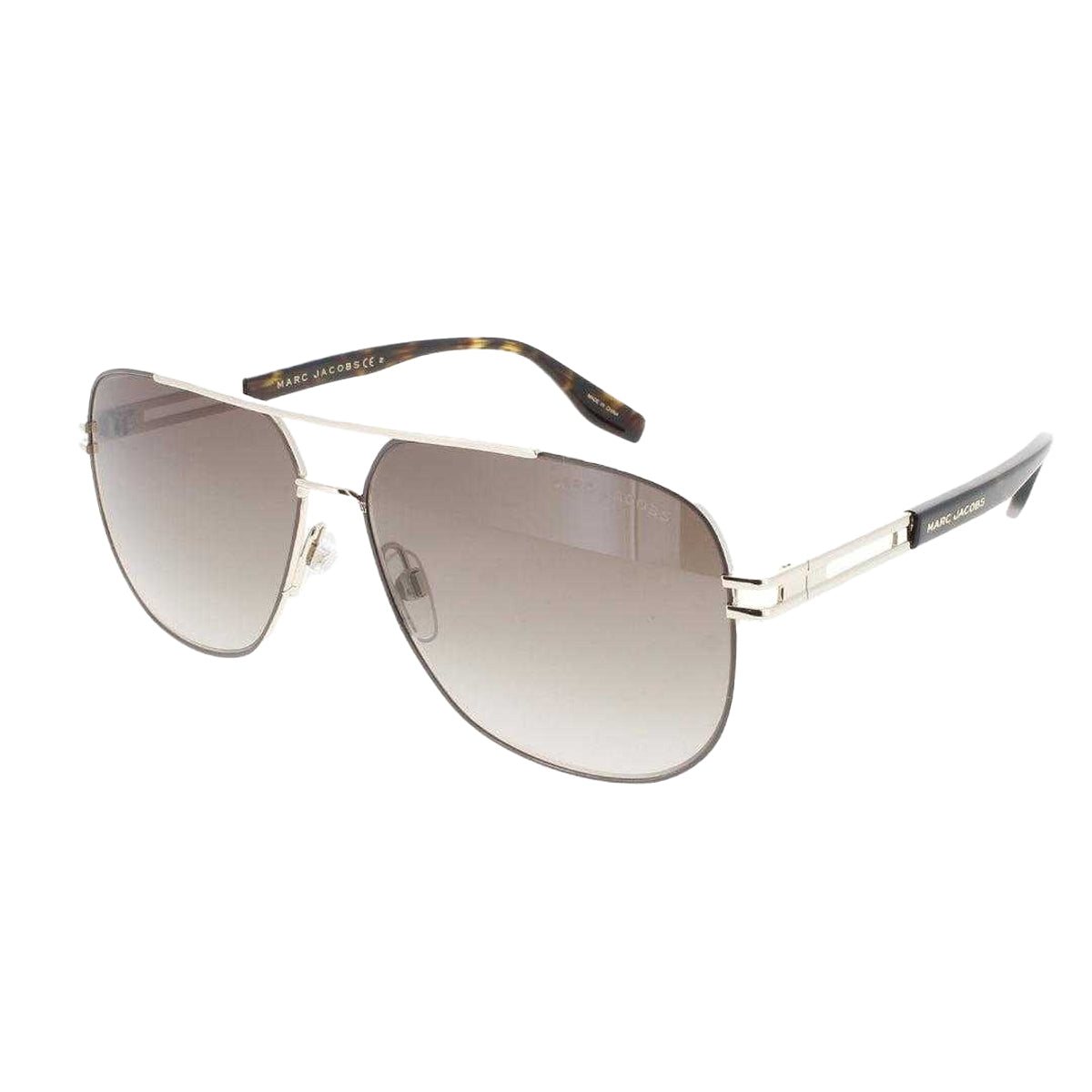 Gold-Brown - Front - Marc Jacobs Framed Sunglasses