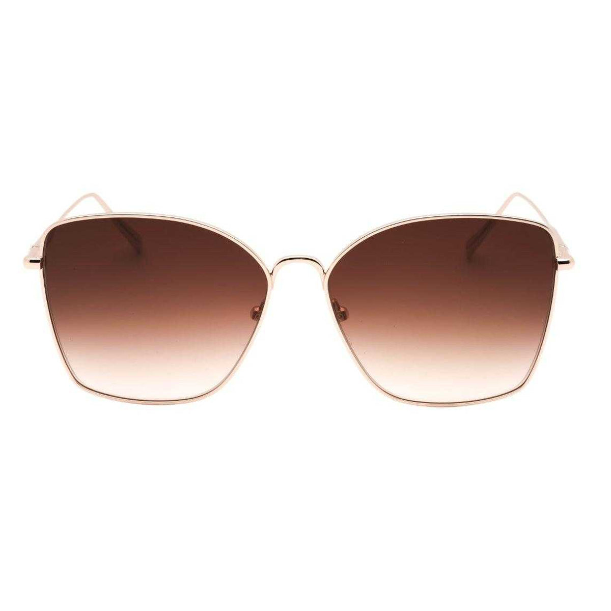 Rose Gold-Brown - Back - Longchamp Womens-Ladies Gradient Sunglasses