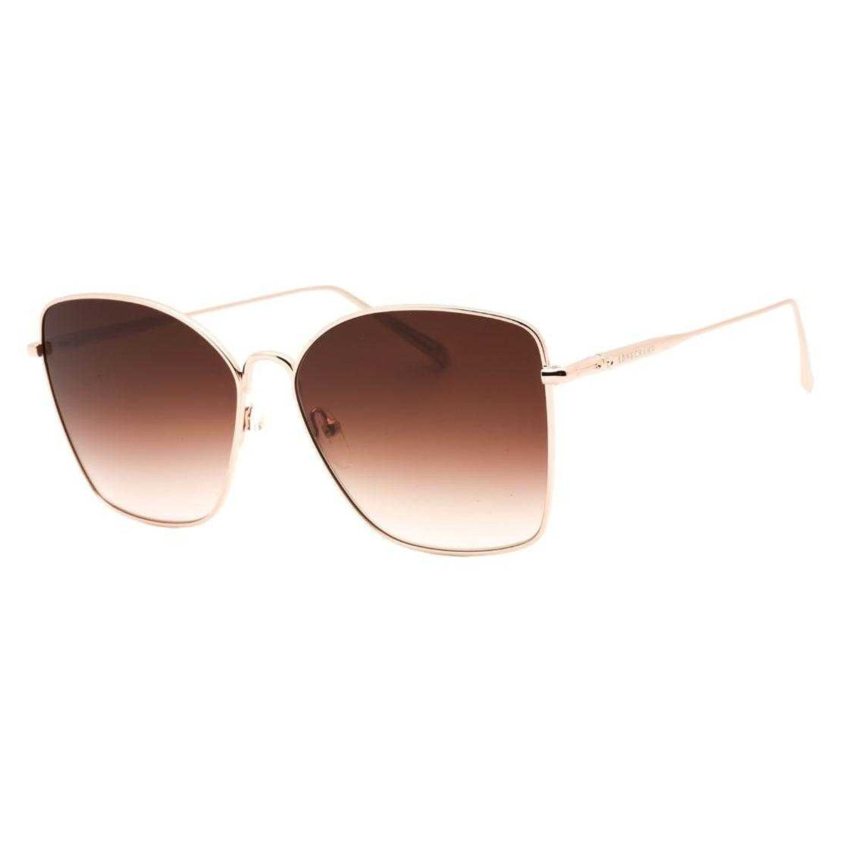 Rose Gold-Brown - Front - Longchamp Womens-Ladies Gradient Sunglasses