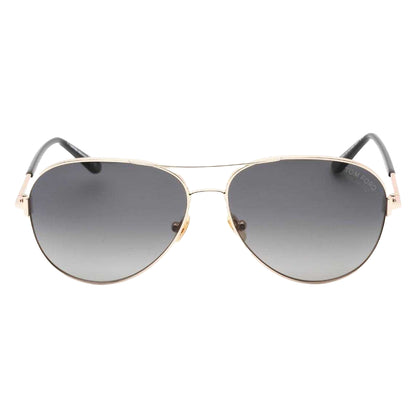 Rose Gold - Back - Tom Ford Womens-Ladies Clark Sunglasses