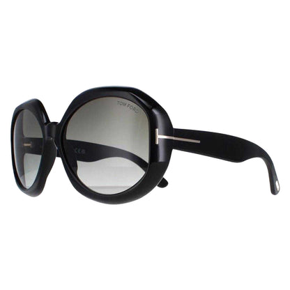 Black - Back - Tom Ford Womens-Ladies Georgia Sunglasses