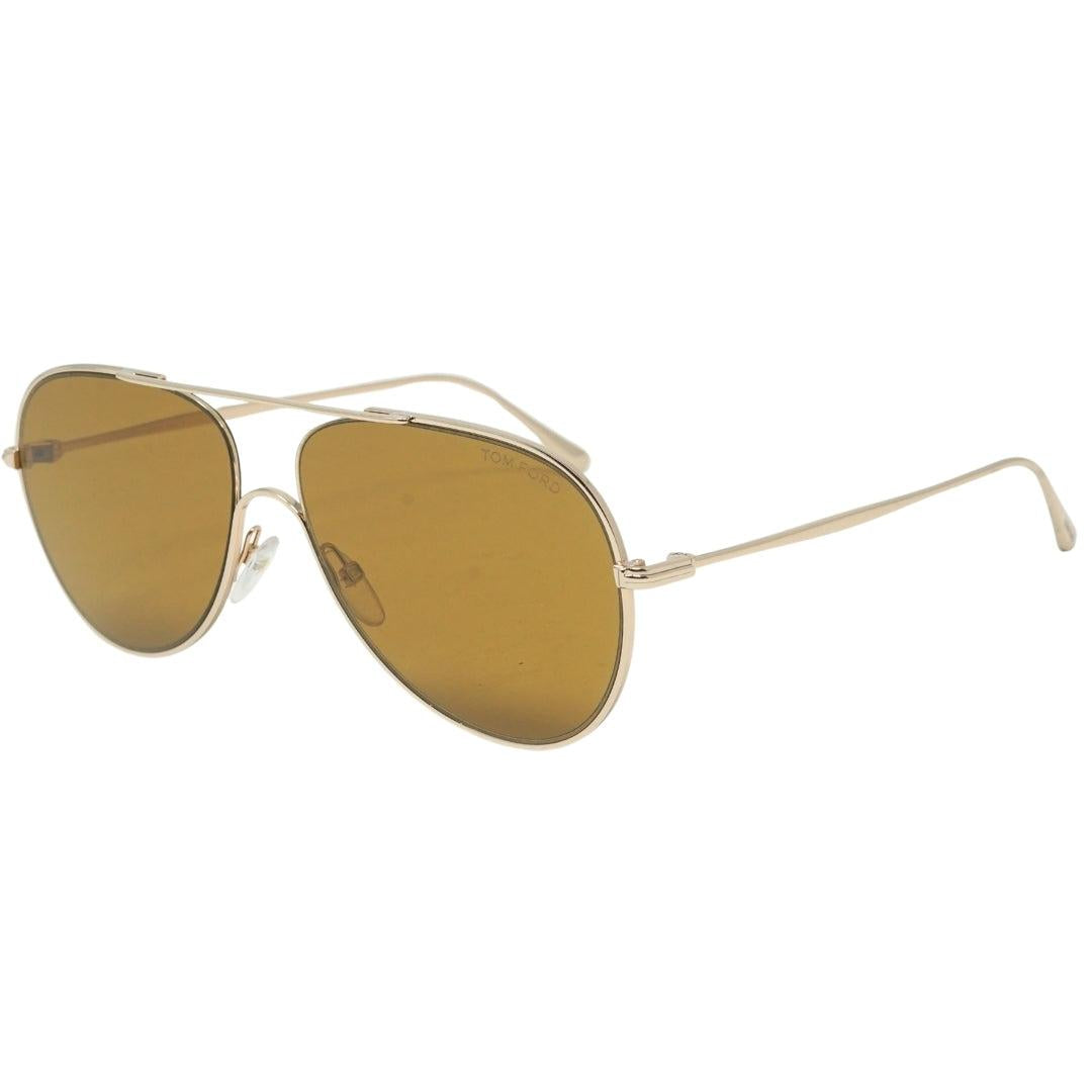 Gold - Back - Tom Ford Mens Anthony Sunglasses