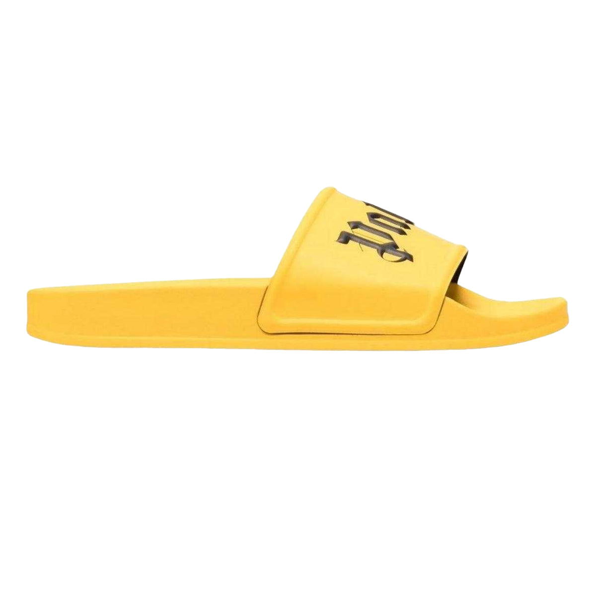 Yellow - Side - Palm Angels Unisex Adult Logo Sliders