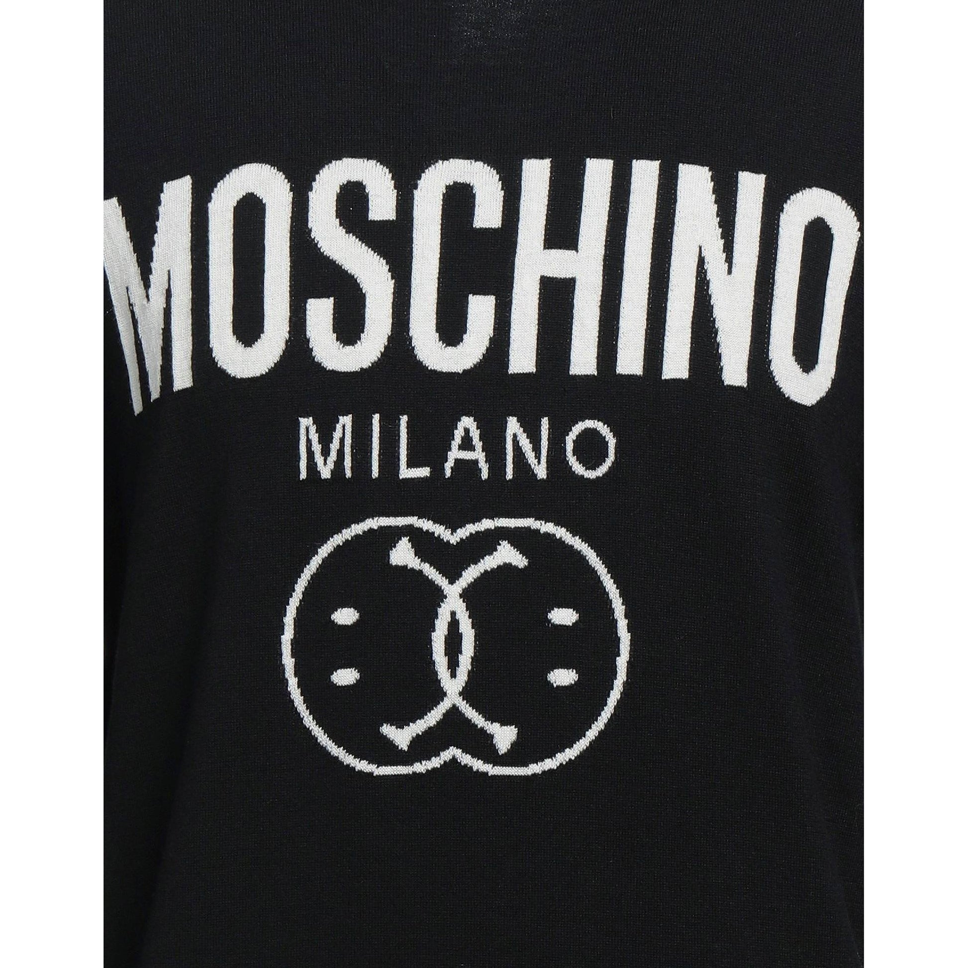 Black - Lifestyle - Moschino Mens Milano Jumper