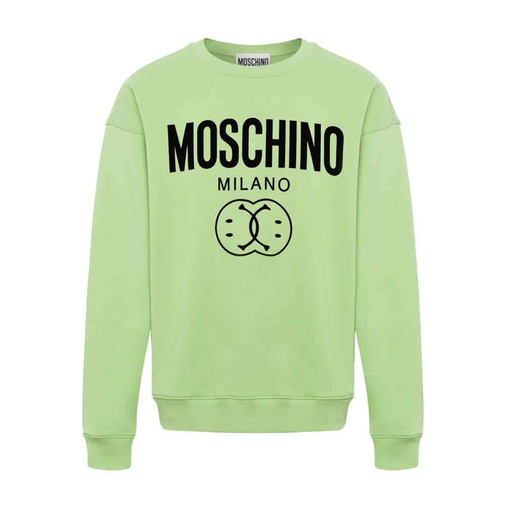 Green - Front - Moschino Mens Milano Jumper