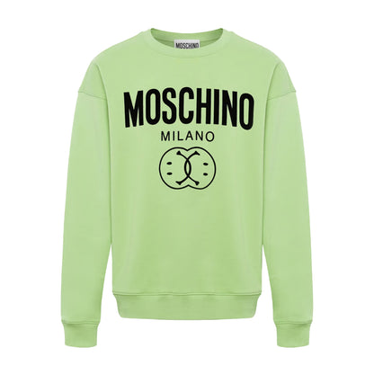 Green - Front - Moschino Mens Milano Jumper
