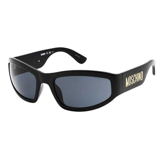 Black - Front - Moschino Womens-Ladies Logo Bold Sunglasses