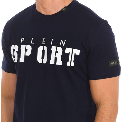 Navy - Side - Plein Sport Unisex Adult Bold Logo T-Shirt