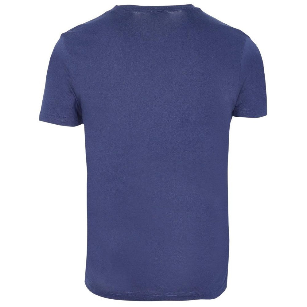Navy Blue - Back - Moschino Unisex Adult Logo Taped Shoulders T-Shirt