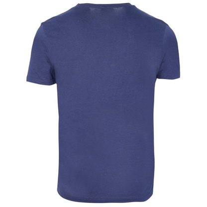Navy Blue - Back - Moschino Unisex Adult Logo Taped Shoulders T-Shirt
