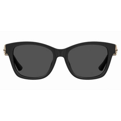 Black - Front - Moschino Unisex Adult Buckle Detail Sunglasses