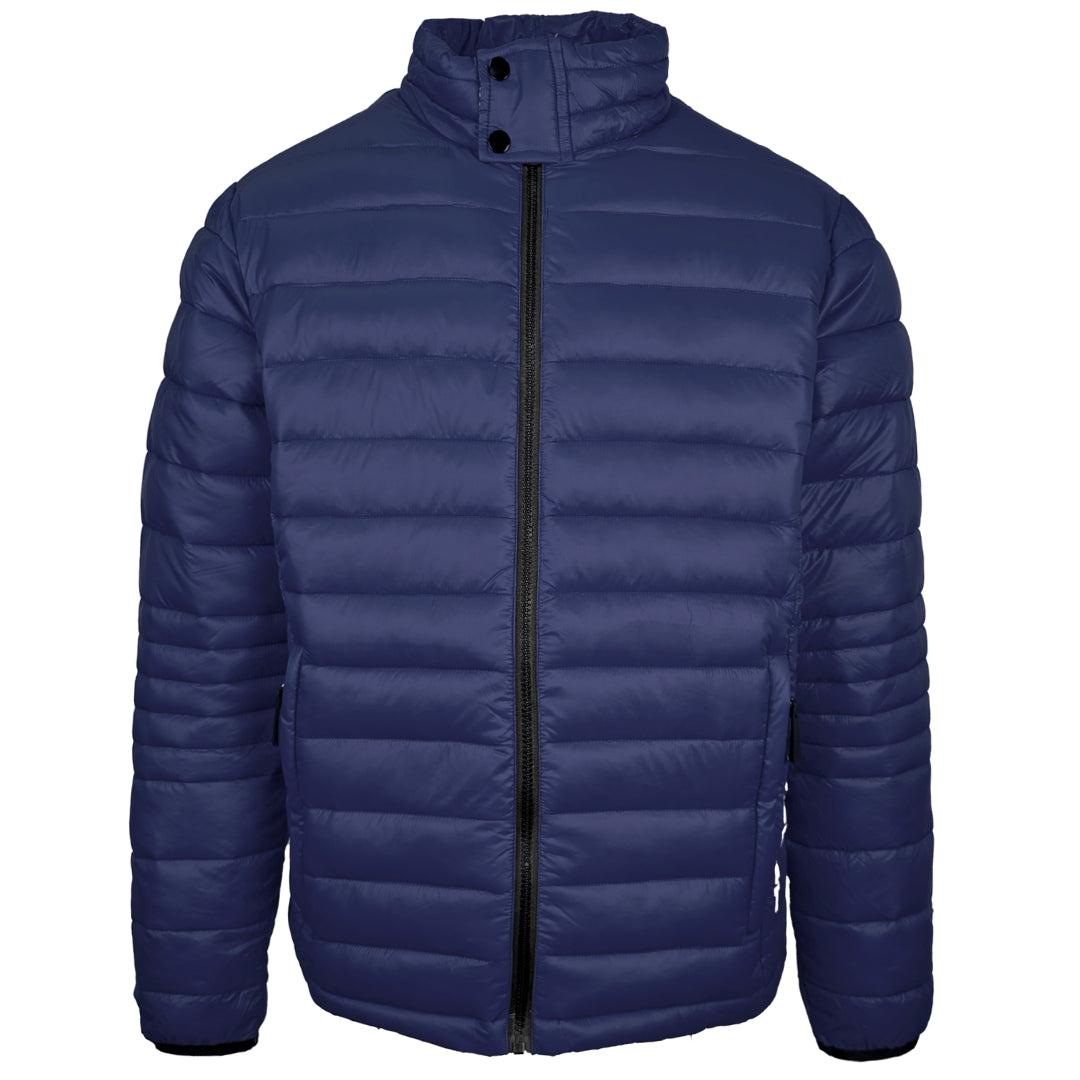 Navy Blue - Front - Plein Sport Mens Plain Jacket