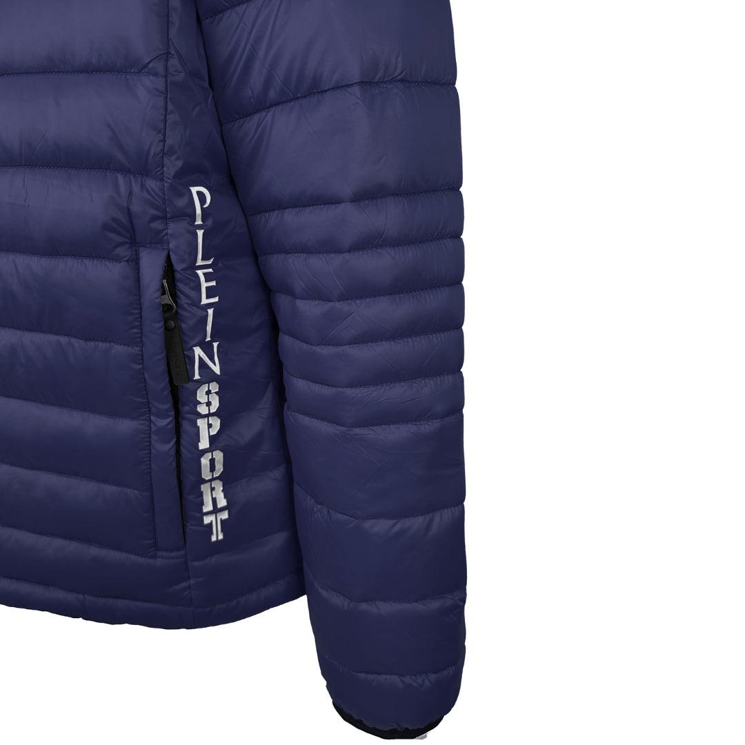 Navy Blue - Side - Plein Sport Mens Plain Jacket