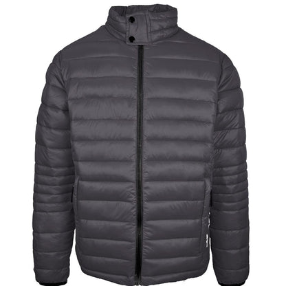 Grey - Front - Plein Sport Mens Plain Jacket