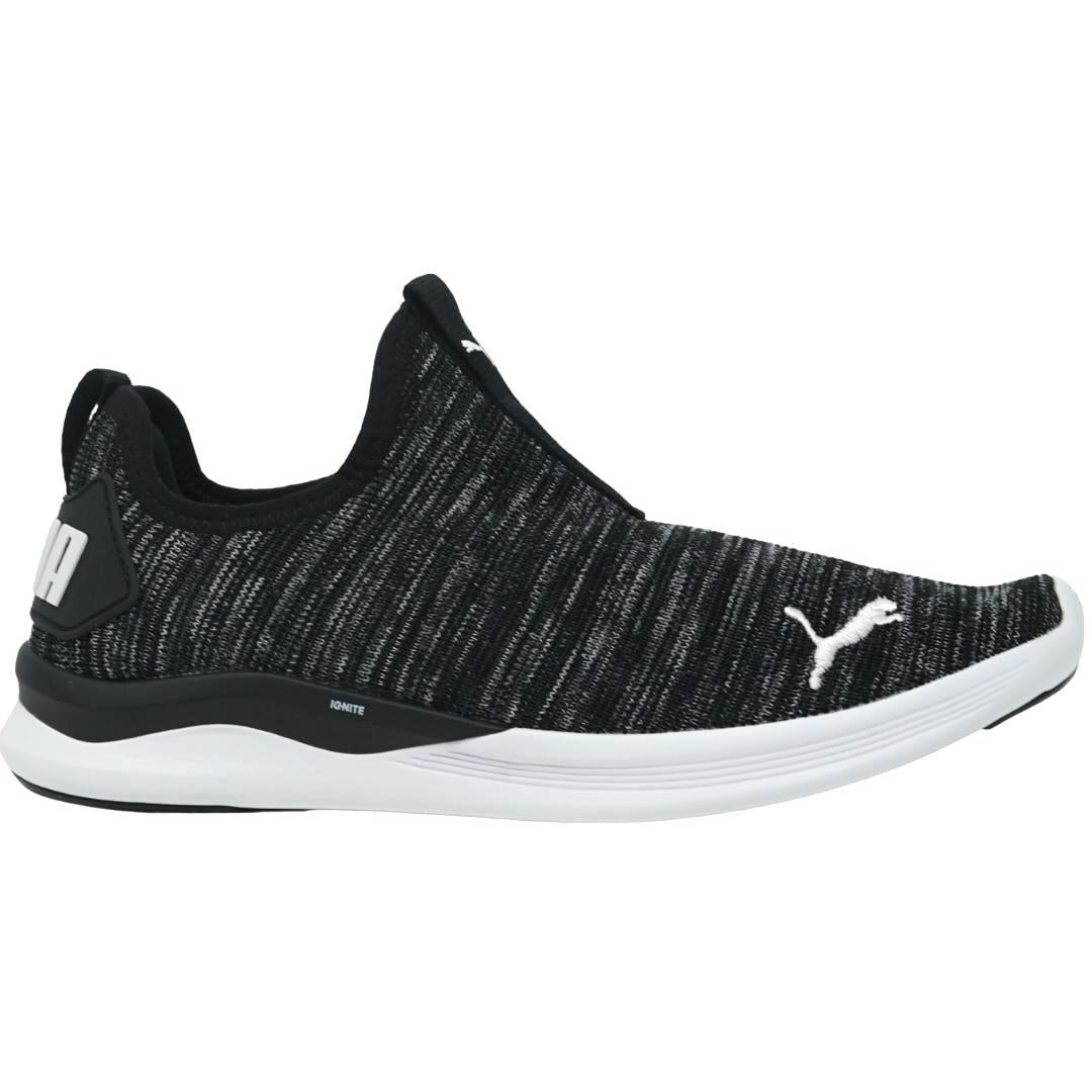 Black-White - Side - Puma Unisex Adult Ignite Flash Summer Trainers