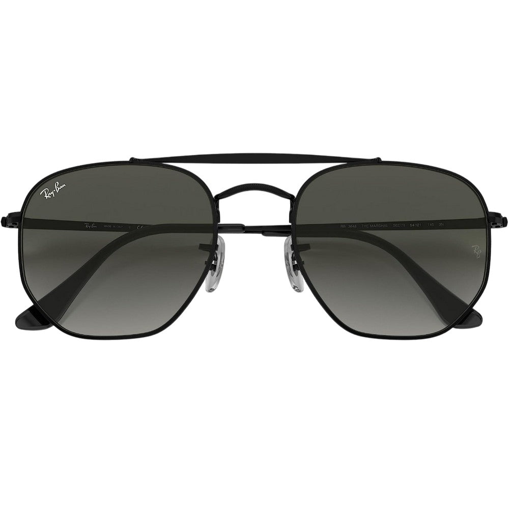 Grey - Close up - Ray-Ban Mens Marshal Sunglasses