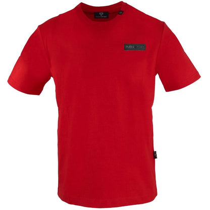 Red - Front - Plein Sport Unisex Adult Circle Logo Back Print T-Shirt
