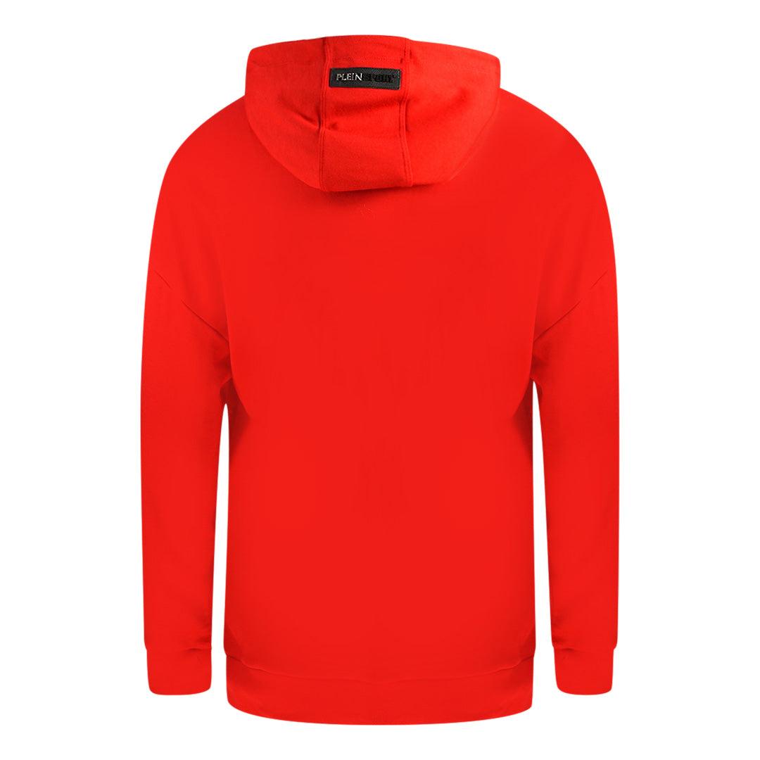 Red-Yellow - Back - Plein Sport Mens Logo Hoodie