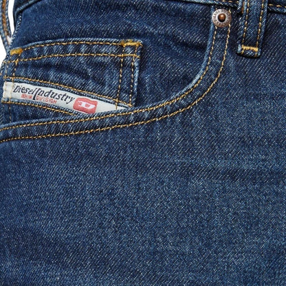 Blue - Side - Diesel Mens D-Viker Jeans