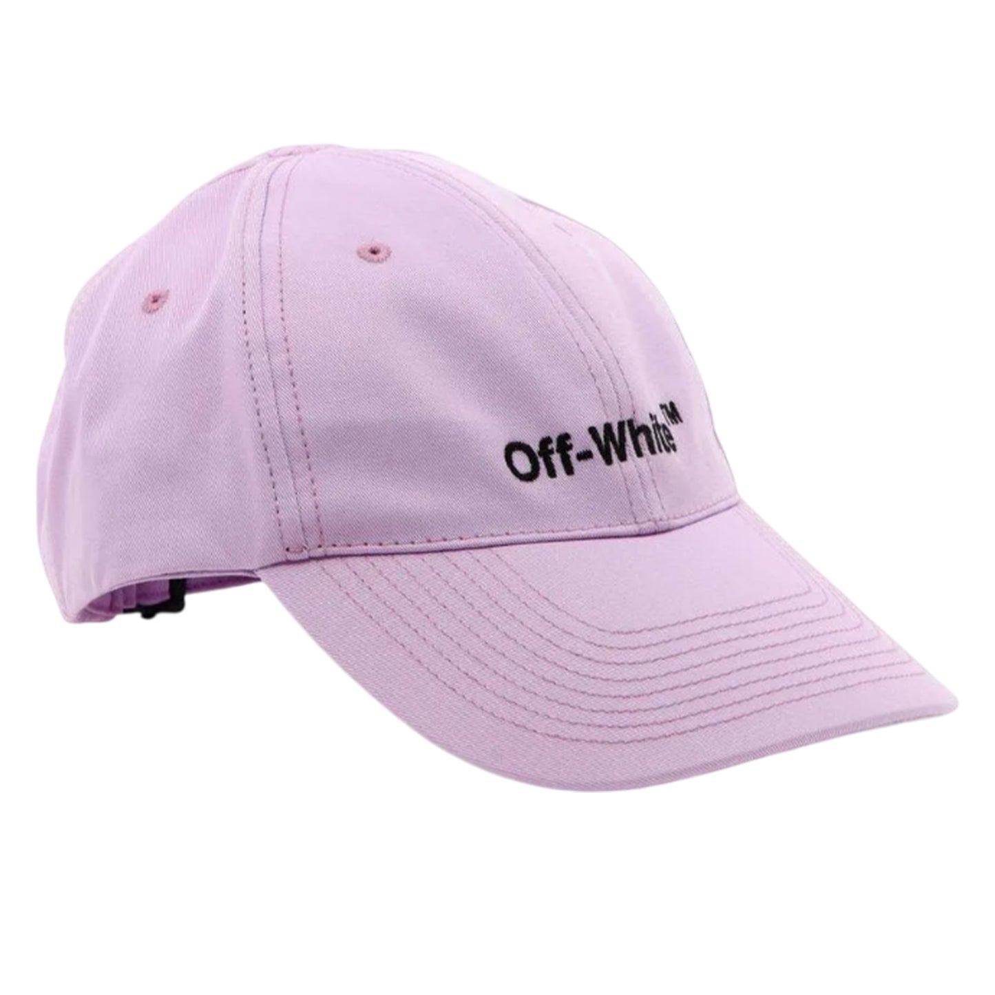 Lilac - Side - Off White Helvetica Logo Baseball Cap