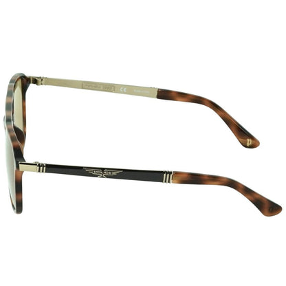 Brown - Back - Police Mens Logo Sunglasses