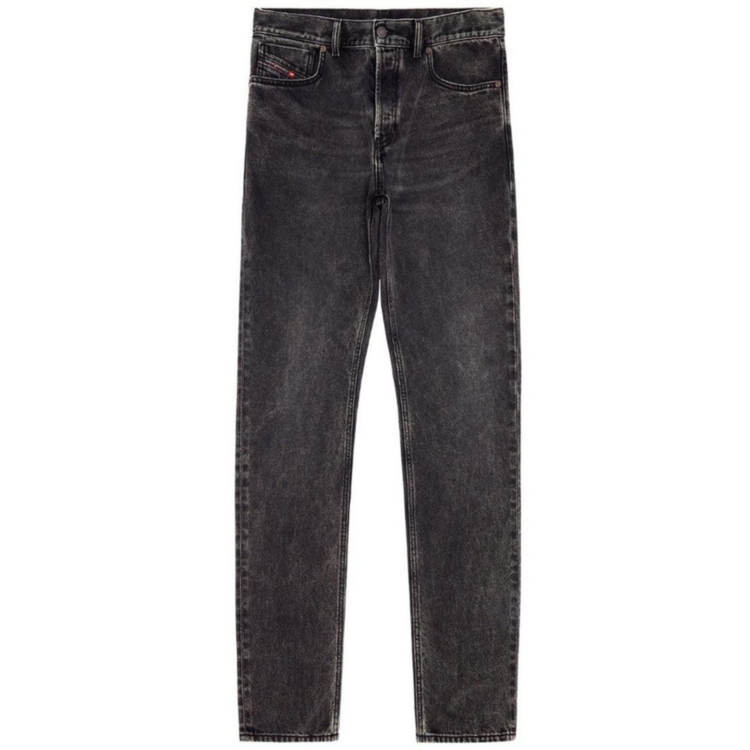Black - Front - Diesel Mens D-Sark Washed Jeans