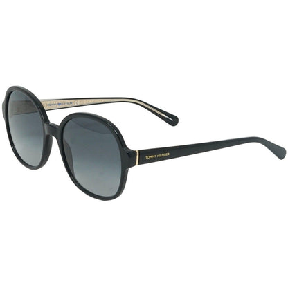 Black - Back - Tommy Hilfiger Womens-Ladies Oval Sunglasses