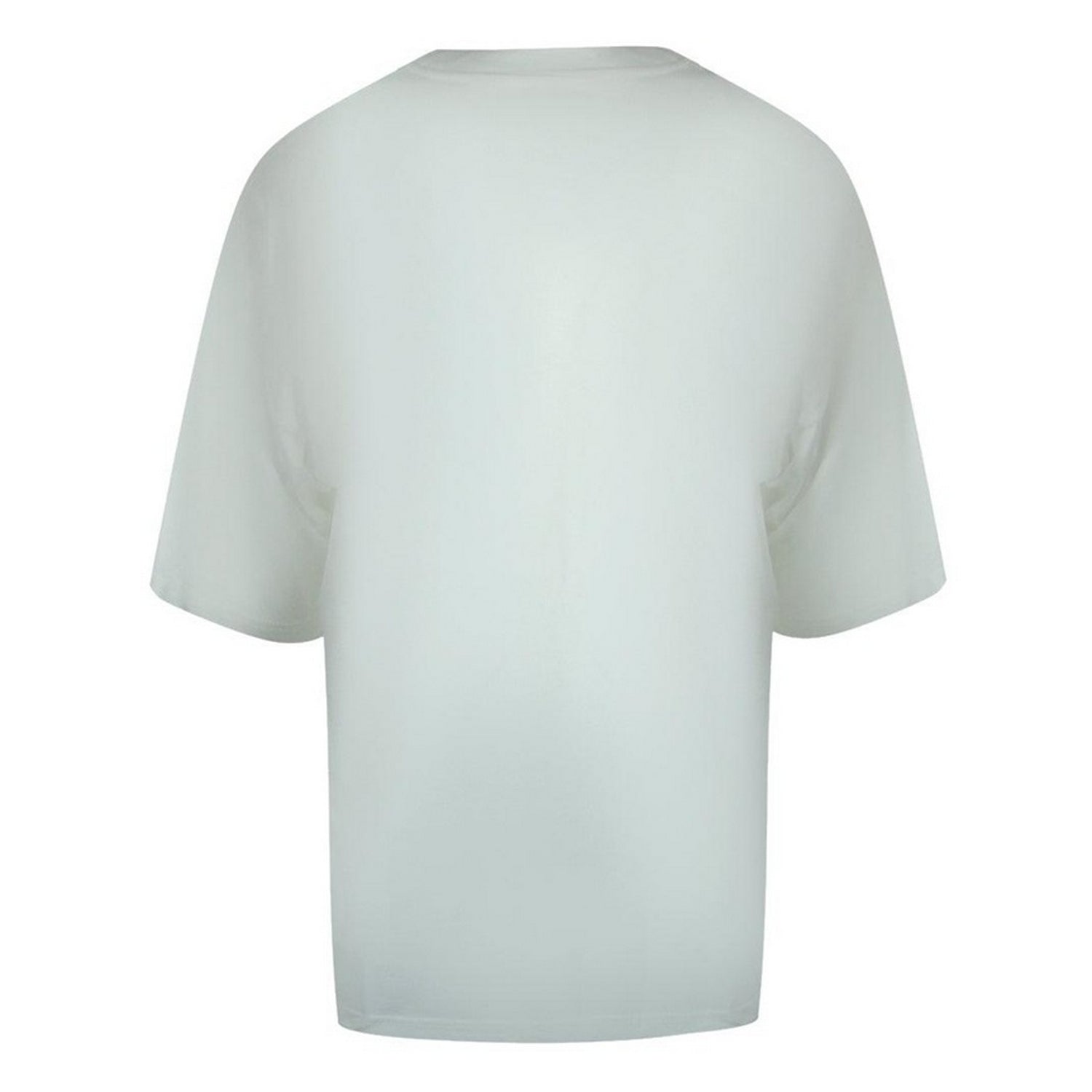 White - Back - Diesel Mens Logo Cotton Boxy T-Shirt