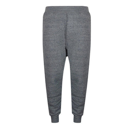 Grey Melange - Front - DSquared2 Mens French Terry Jogging Bottoms