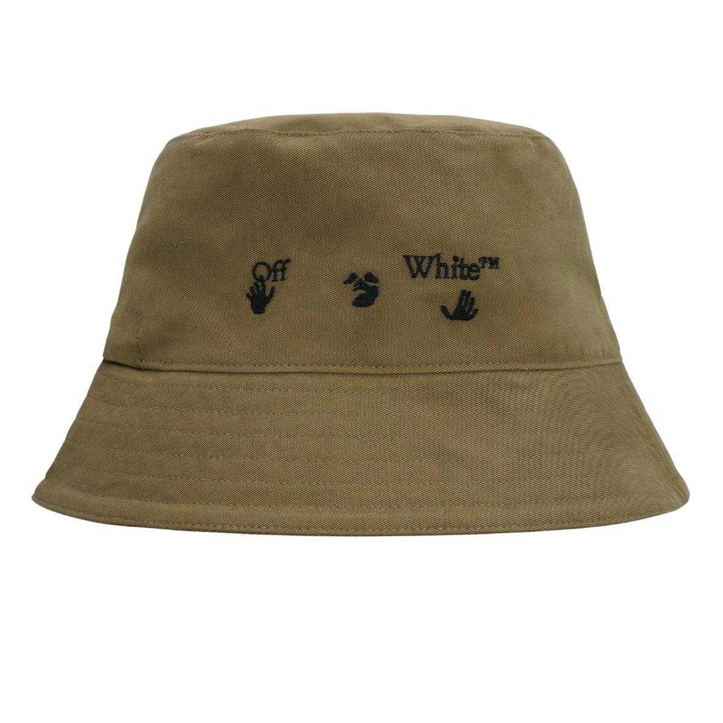 Green - Front - Off-White Logo Bucket Hat