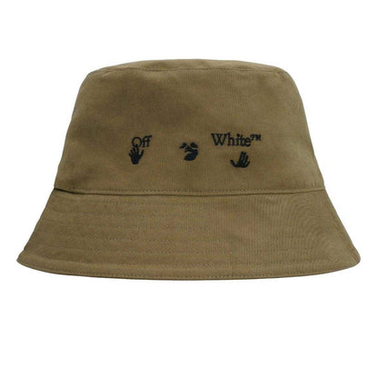Green - Front - Off-White Logo Bucket Hat
