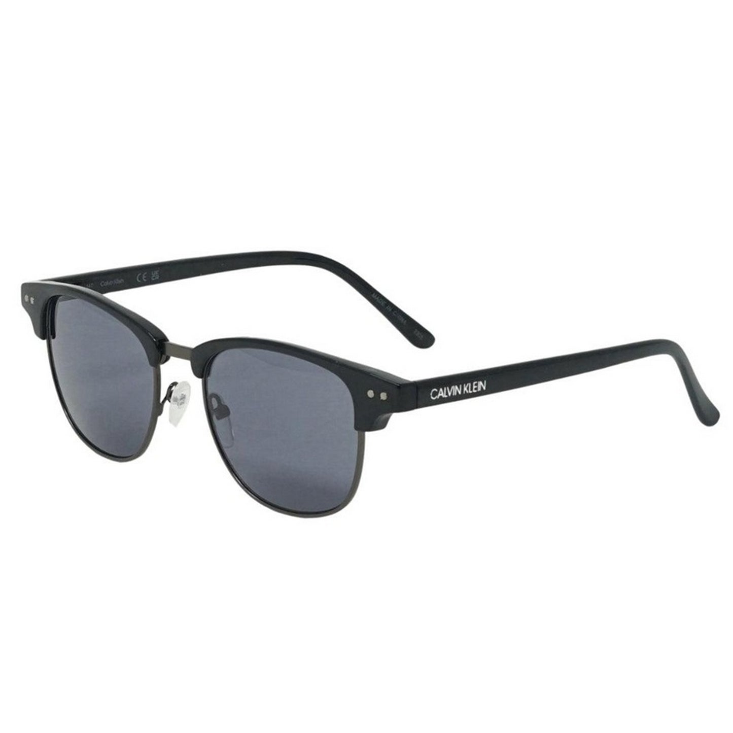 Black - Back - Calvin Klein Womens-Ladies CK20314S 001 Logo Sunglasses