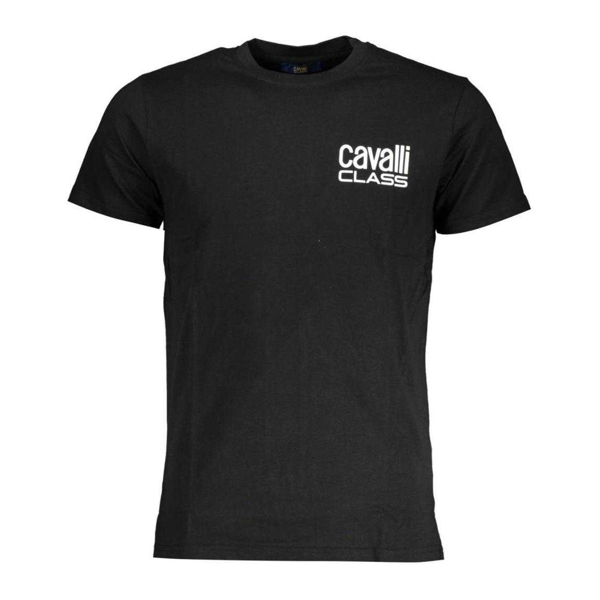 Black - Front - Cavalli Class Unisex Adult Bold Logo T-Shirt