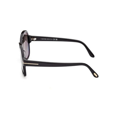 Black - Side - Tom Ford Womens-Ladies Hanley Sunglasses