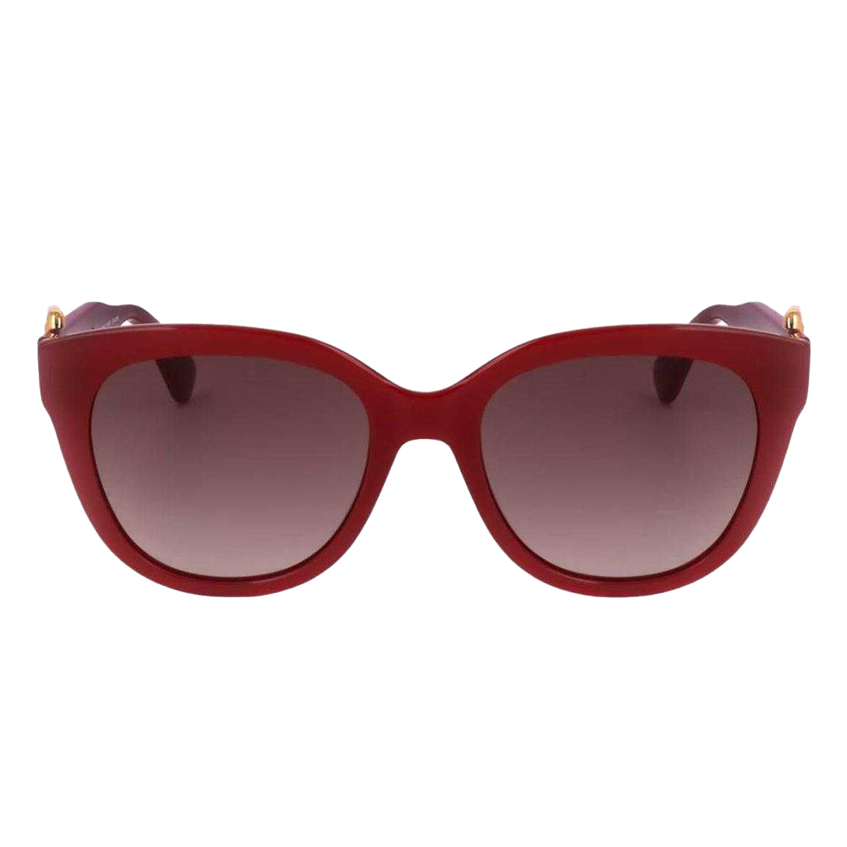 Red-Brown - Back - Moschino Womens-Ladies Buckle Sunglasses