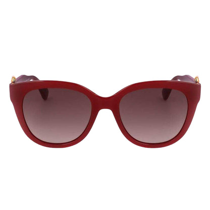 Red-Brown - Back - Moschino Womens-Ladies Buckle Sunglasses