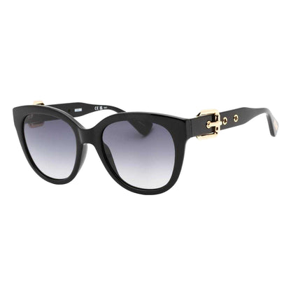 Black - Front - Moschino Womens-Ladies Buckle Sunglasses