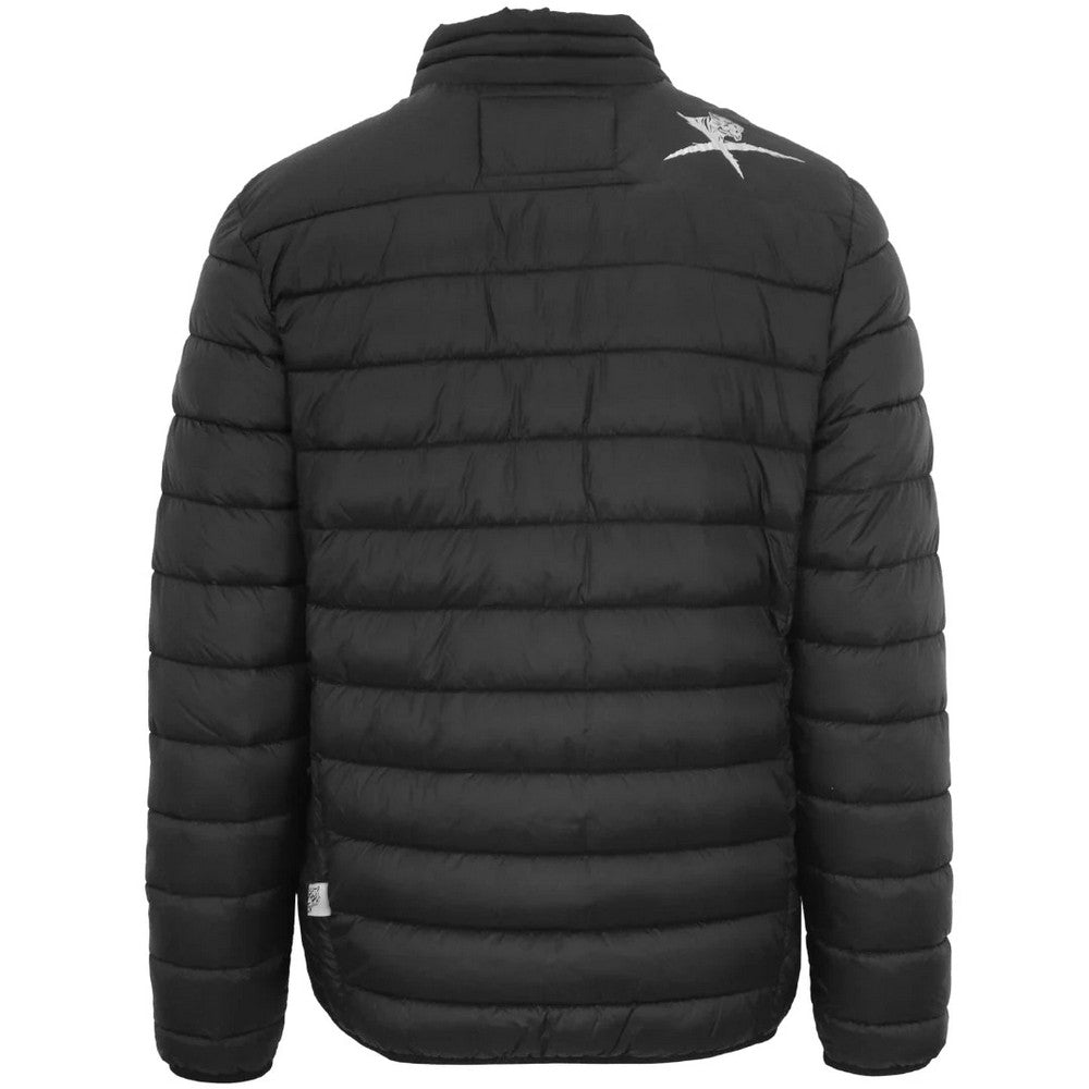 Black - Back - Plein Sport Unisex Adult Logo Padded Jacket