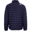Navy - Back - Plein Sport Unisex Adult Logo Padded Jacket