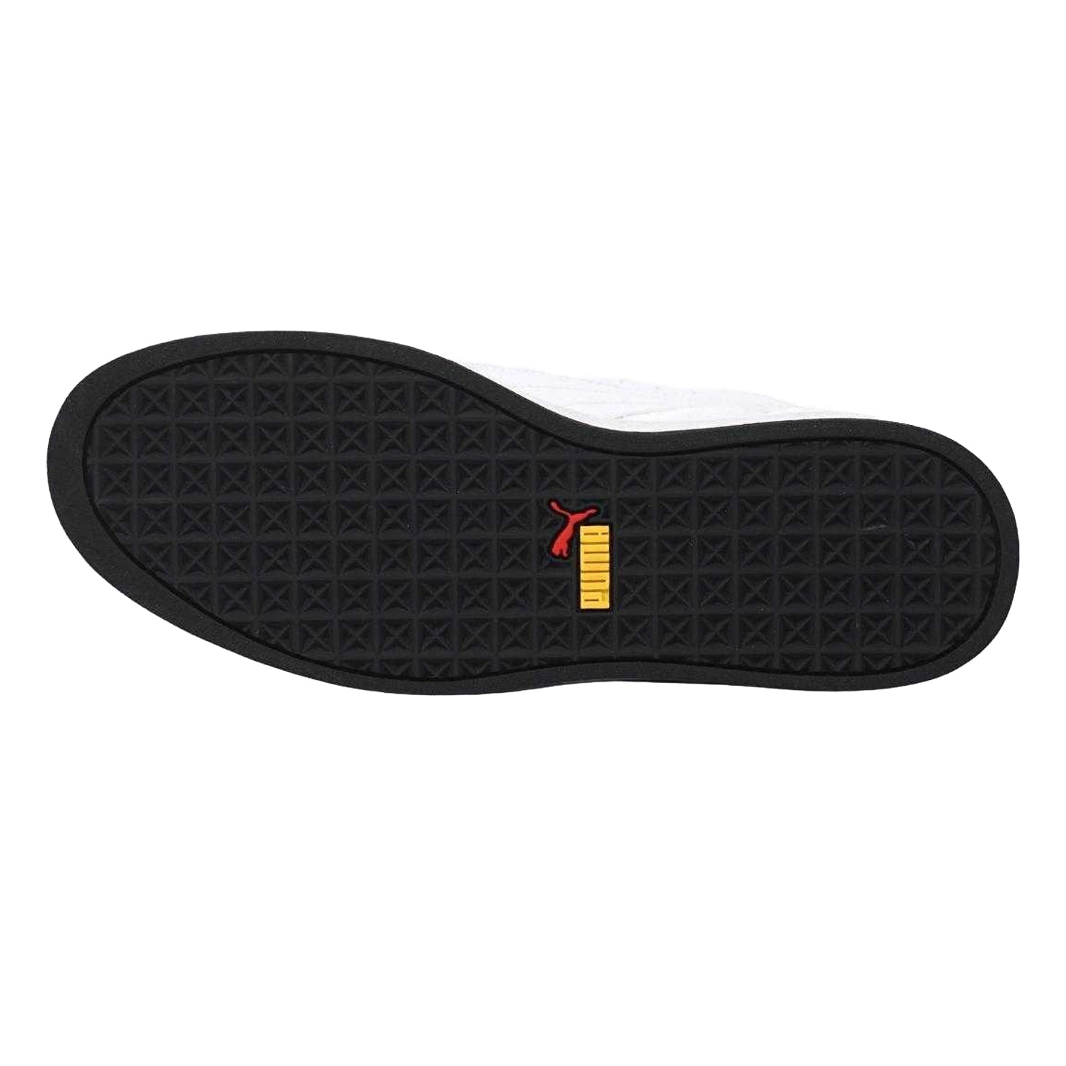 White-Yellow-Red - Lifestyle - Puma Unisex Adult Basket II Bode Logo Trainers