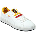 White-Yellow-Gold - Side - Puma Unisex Adult Basket II Bode Logo Trainers