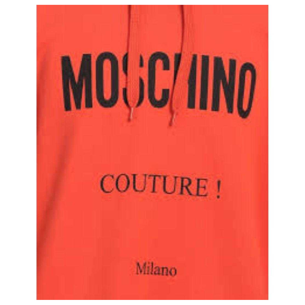 Orange - Back - Moschino Mens Couture Milano Hoodie