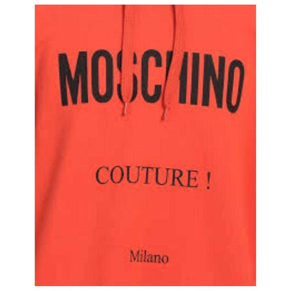 Orange - Back - Moschino Mens Couture Milano Hoodie