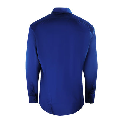 Royal Blue - Back - Aquascutum Mens Long-Sleeved Shirt