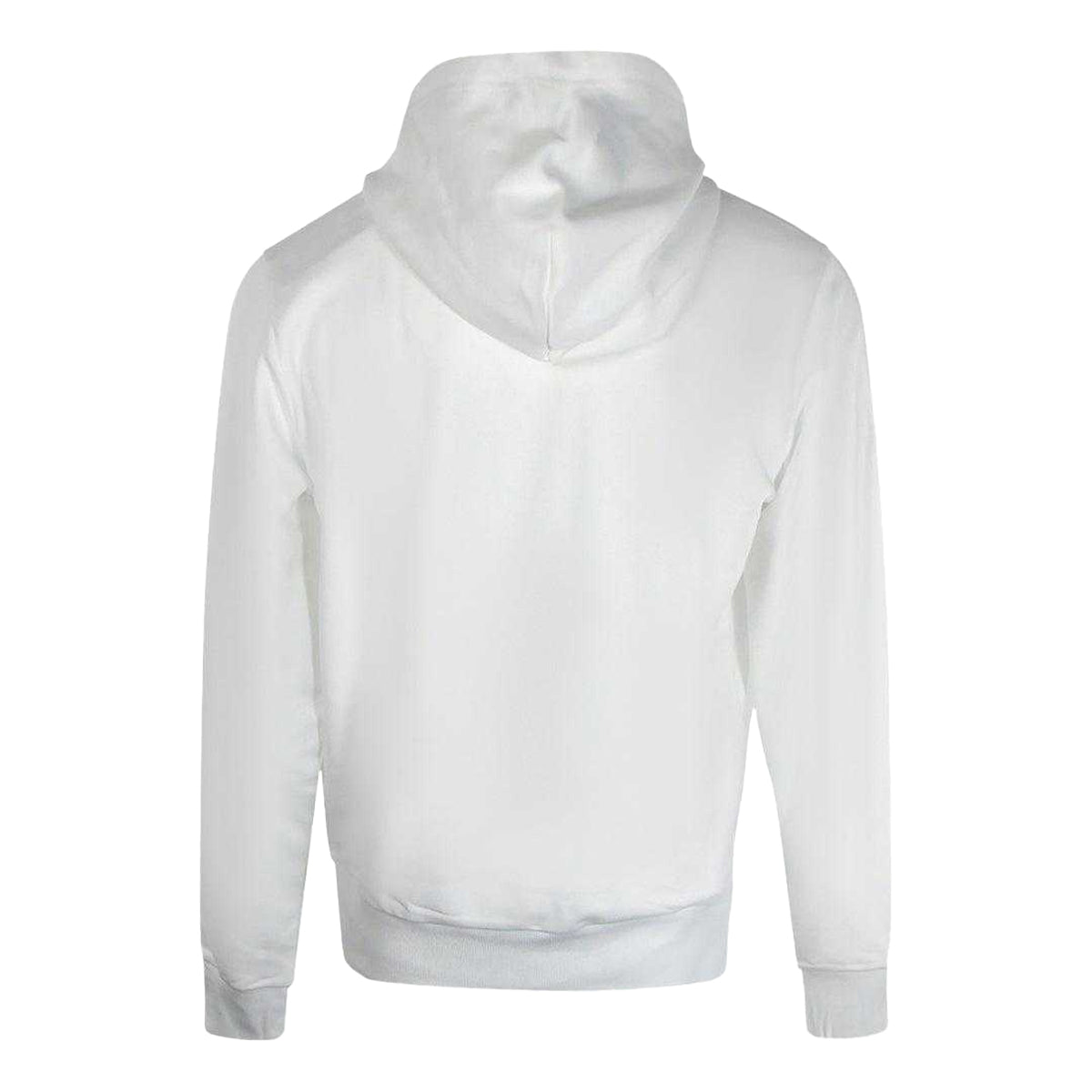 White - Back - Diesel Mens Faded Logo Hoodie